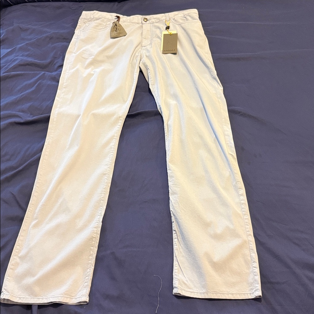Canali Light Blue Trousers